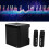 Wireless Karaoke Speakers Portable Bluetooth Machine with 2 Microphones Black 15
