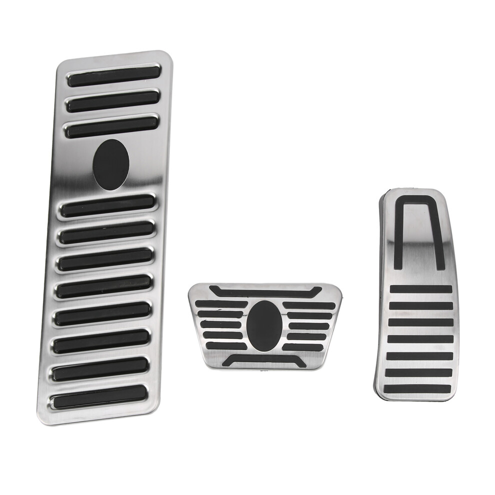 3Pcs Accelerator Brake Pedals Foot Rest Plate 8320539355887