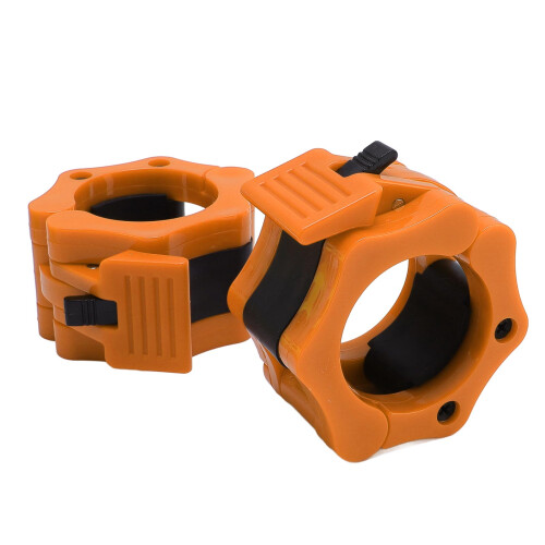 1 Pair Barbell Clamps Collars Adjustable Quick 1