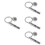 4Pcs Titanium Urn Key Chain Ashes Memorial Keyring Decor 7