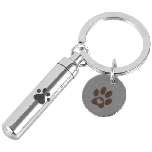 4Pcs Titanium Urn Key Chain Ashes Memorial Keyring Decor 1