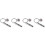 4Pcs Titanium Urn Key Chain Ashes Memorial Keyring Decor 5
