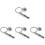 4Pcs Titanium Urn Key Chain Ashes Memorial Keyring Decor 4
