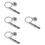 4Pcs Titanium Urn Key Chain Ashes Memorial Keyring Decor 8