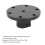 D shaped Wheel Shaft Coupling Hubs for Mecanum 7