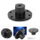 D shaped Wheel Shaft Coupling Hubs for Mecanum 9