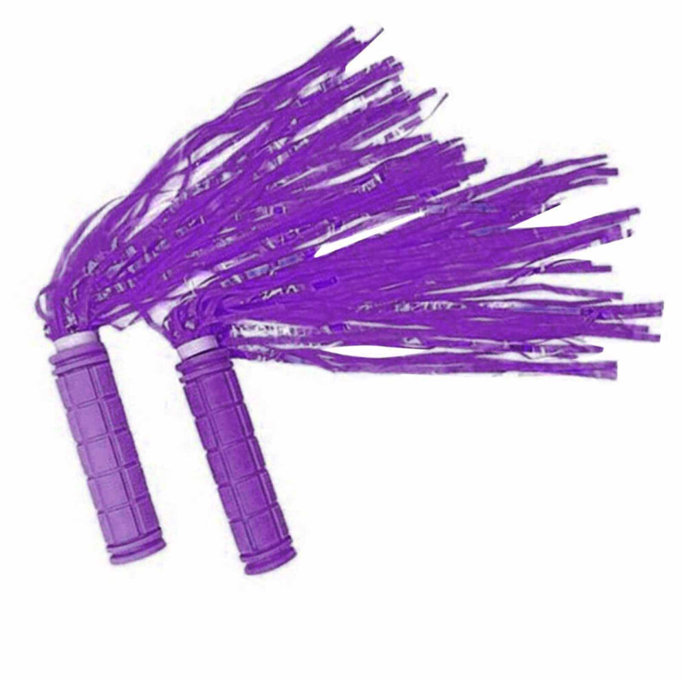 Durable Purple Bike Handlebar Grips with Tassel Streamers for Kids-image-OPC-PKH7MYG-NEW