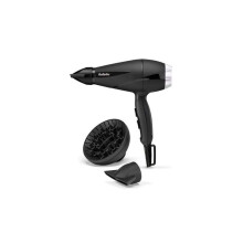 Asciugacapelli - BaByliss - Turbo Pro 2100 - 2100 W - Nero - Ionizzatore d'aria