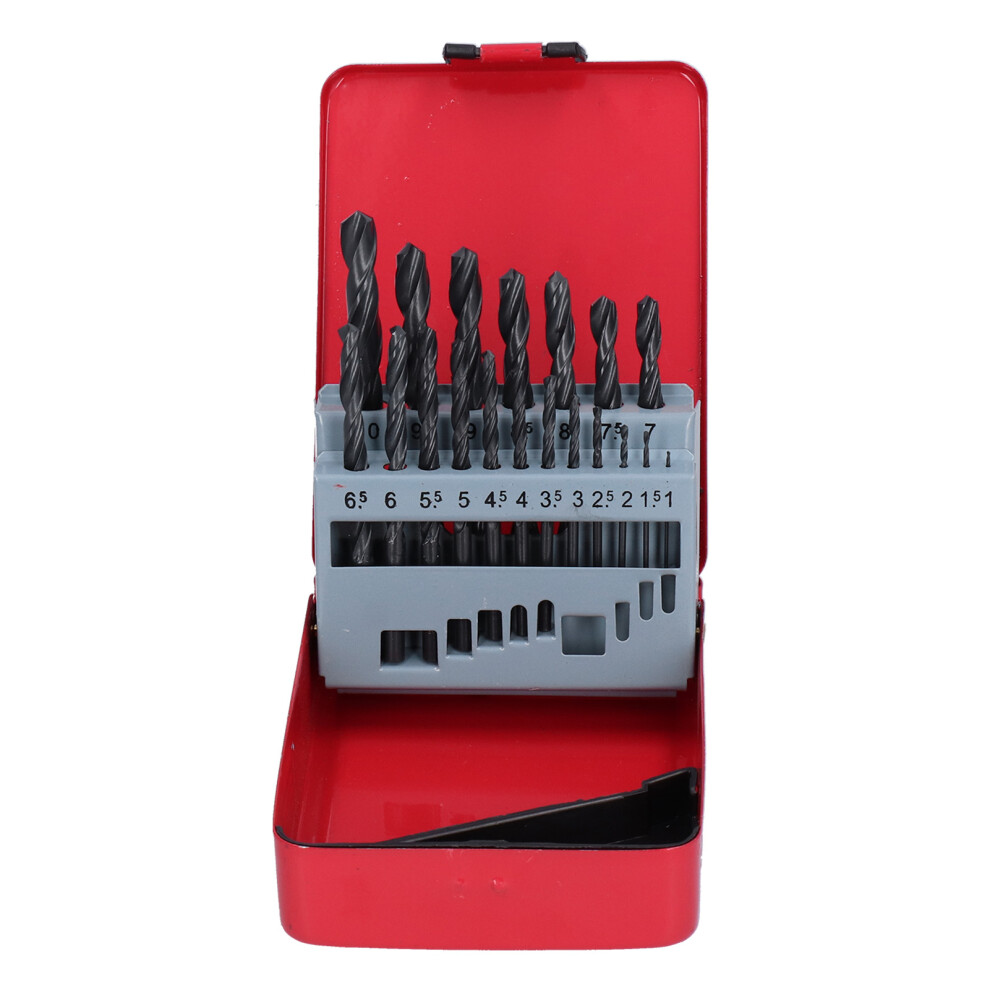 19Pcs Twist Drill HSS Spiral Machine Accessory