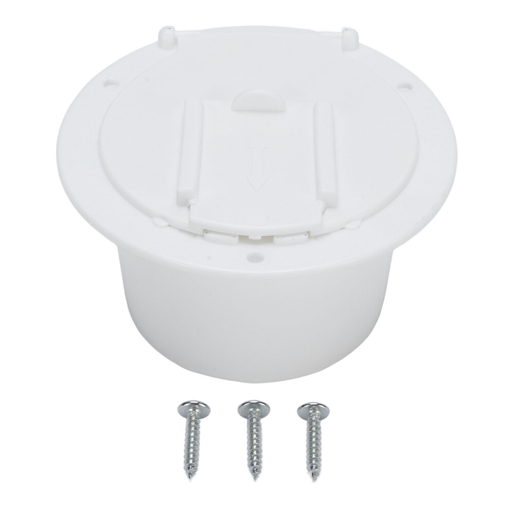Rv Power Cord Hatch Cover Protective White 8320539356655
