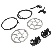 Universal Aluminum Bike Disc Brake Set with Front & Rear Calipers and Cables