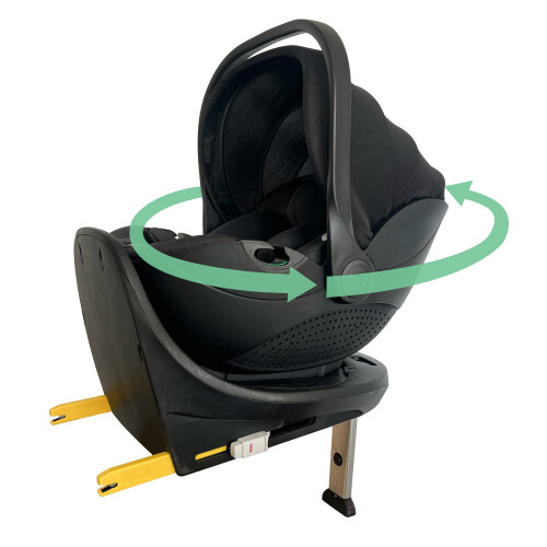 My Babiie MBCS05 Rotating Infant Carrier Car Seat and Base - Black 1