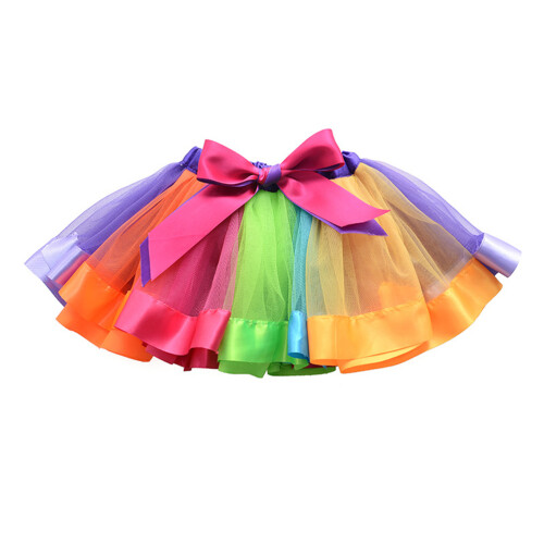 falda de capas con para niña de 4-6 2