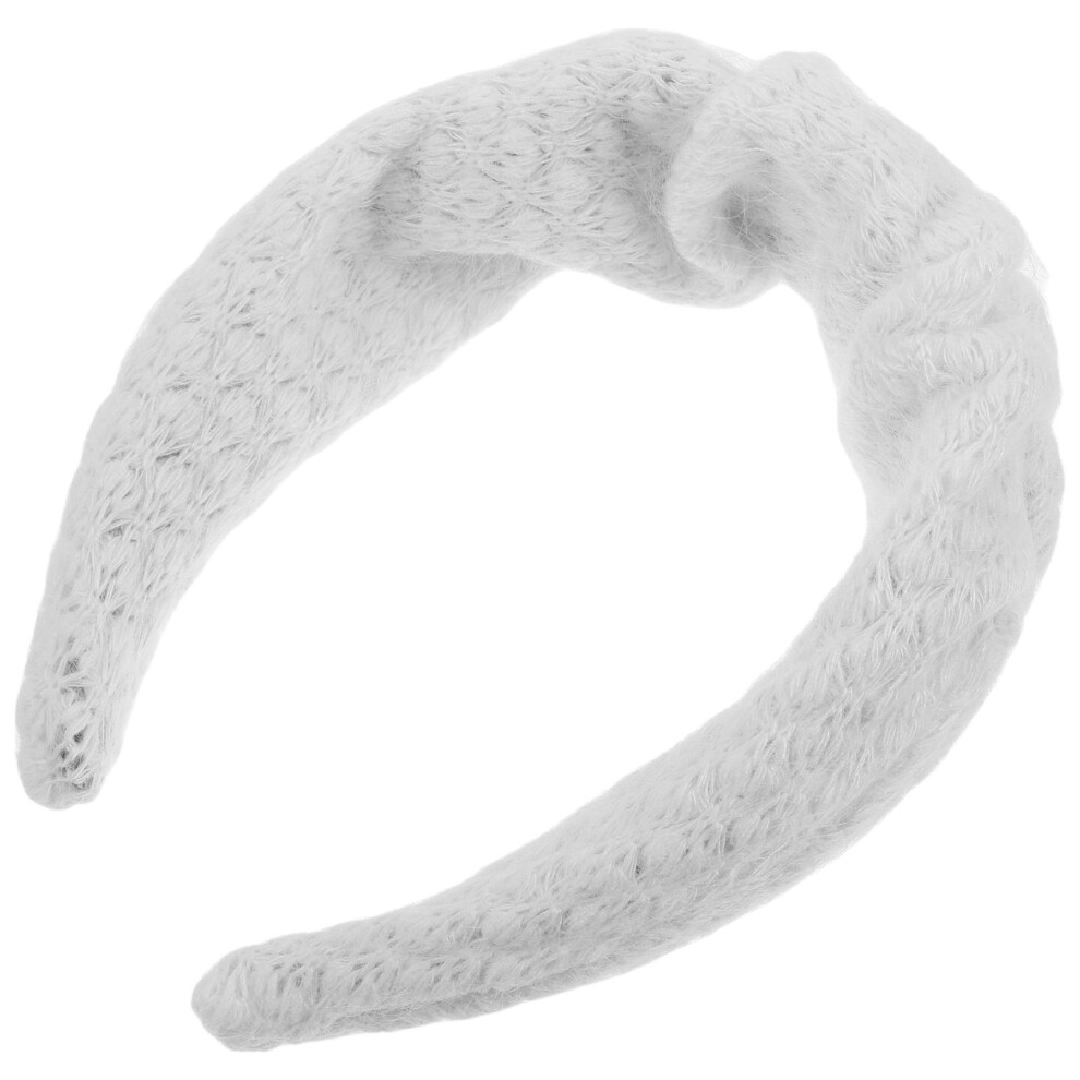 2 Stuks Gebreide Hoofdband Vrouwen Vintage Stijl Met Knoop-image
