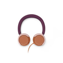 Philips 2000 Series TAK2000MP Wired Supra-Aural Headphones for Kids, Violet Magenta