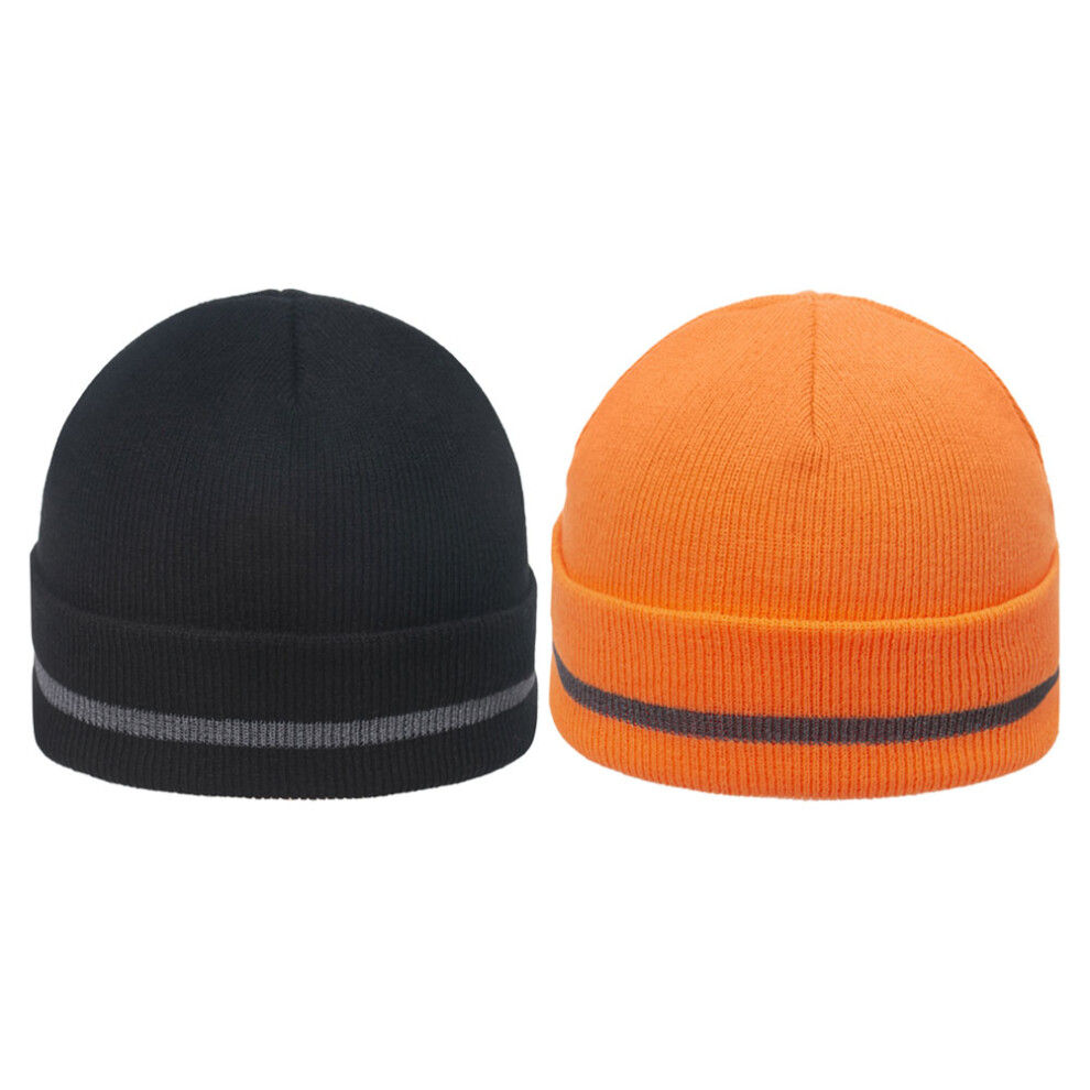 2 Reflecterende Gebreide Herenmuts, Warm Buiten-image