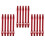 15Pièces Tiges Remplacement Robustesse Aluminium Rouge Pour Fléchettes 1