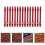 15Pièces Tiges Remplacement Robustesse Aluminium Rouge Pour Fléchettes 5