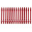 15Pièces Tiges Remplacement Robustesse Aluminium Rouge Pour Fléchettes 8