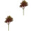 2Pcs Artificial Succulent Plastic Plants For Home Office Decor 5