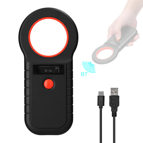 Pet Microchip Scanner with USB/BT Connectivity 128 Data Slots 2