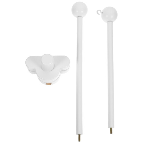 Witte Wieg Mobiel Standaard Cloudvorm Baby Mobielhouder 1