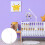 Witte Wieg Mobiel Standaard Cloudvorm Baby Mobielhouder 3