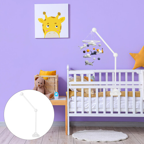Witte Wieg Mobiel Standaard Cloudvorm Baby Mobielhouder 2