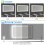 AICA (500x700mm) LED Bathroom Mirror with Bluetooth Speaker Demister Pad 5