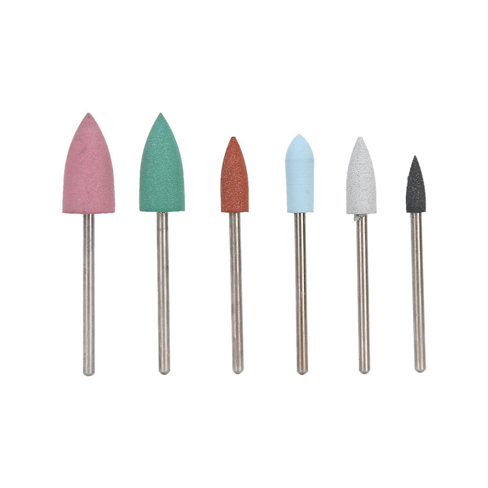 6pcs Nail Drill Bit Nail Art Drill Manicure