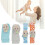 4pcs Baby Rattle Socks Cute Octopus Shape Soft 11