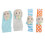 4pcs Baby Rattle Socks Cute Octopus Shape Soft 2