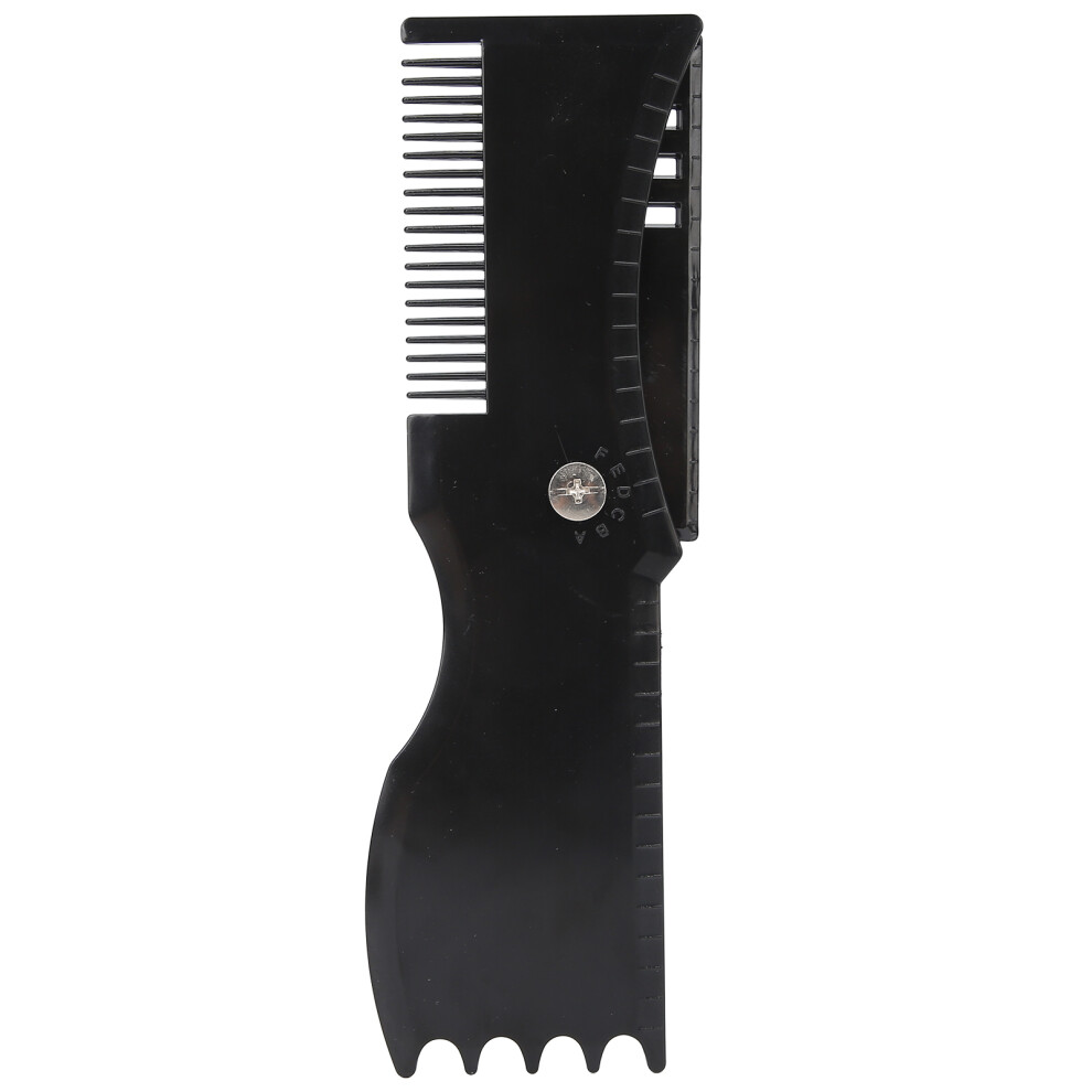 Men's Beard Shaping Template Rotated Beard Styling