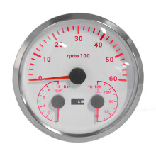 3 in 1 Electrical Tachometer Oil Pressure Gauge