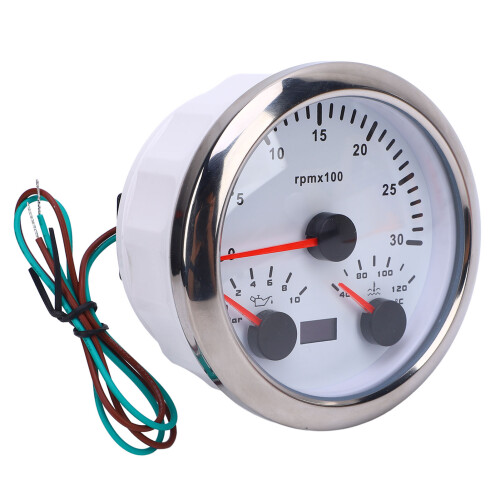 85mm 3000rpm Tachometer 3 in 1 Multifunctional 2