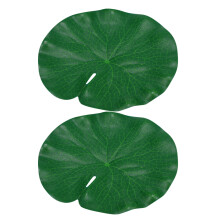 10Pcs Artificial Floating Lotus-Leaves Green Eva Pond Decoration