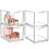 2Pcs Drawer Organizer Bins Desktop Storage For Makeup And Vanity 4