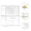 2Pcs Drawer Organizer Bins Desktop Storage For Makeup And Vanity 9