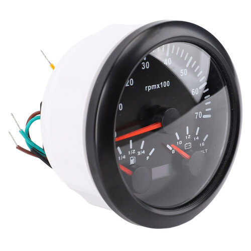 85mm Speedometer Fuel Gauge 8-16V Voltmeter 3 3/8 2