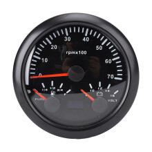 85mm Speedometer Fuel Gauge 8-16V Voltmeter 3 3/8
