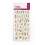 1 PLANCHE STICKERS TRANSPARENT FOIL OR FOIL FEUILLAGES 1