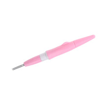 Stickerei-Filz-Lochstift mit 3 feinen Nadeln in Pink - DIY Bastelwerkzeug