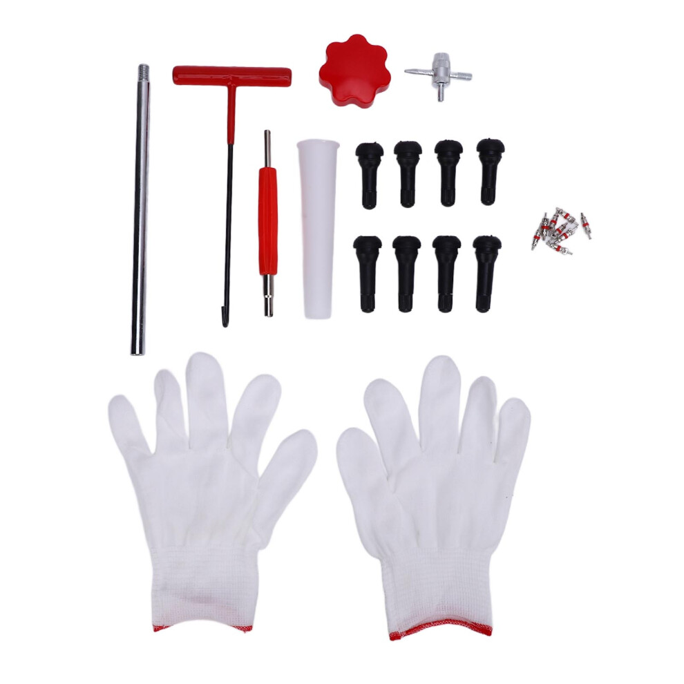 24Pcs Tire Valve Change Tool Quick Change Tire Red 8320539359120