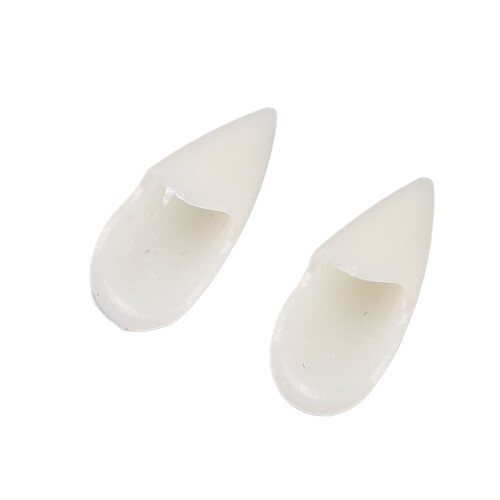 1 Pair Fangs Safe Lifelike Horror False Teeth Prop 1