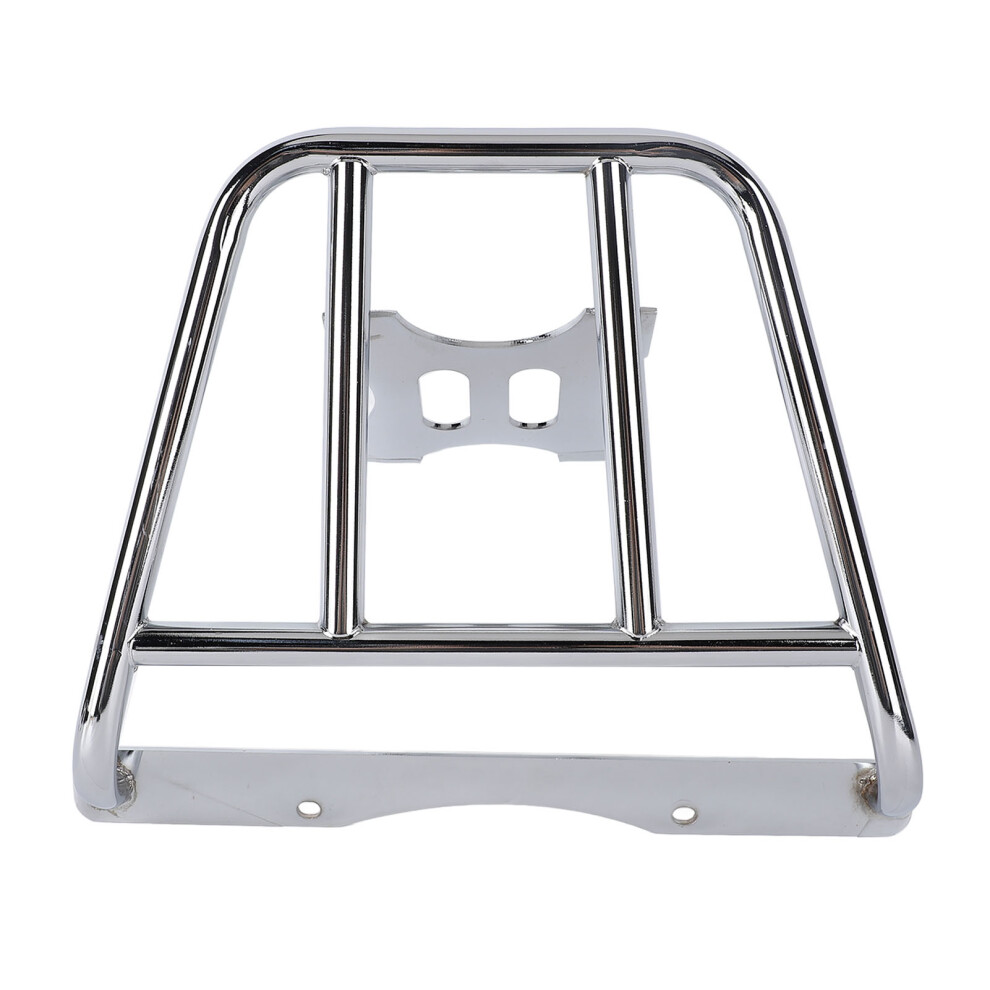 Motorcycle Rear Luggage Rack Carbon Steel Strong Silver 8320539359441