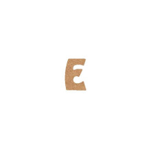 Medium wooden letter 15 cm