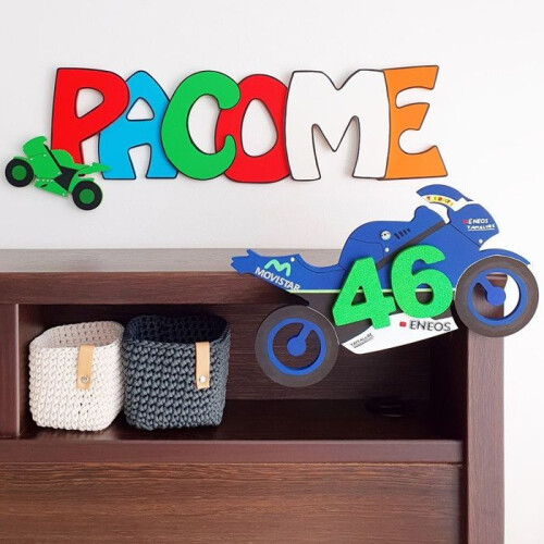 Lettera in legno medium 15 cm 2