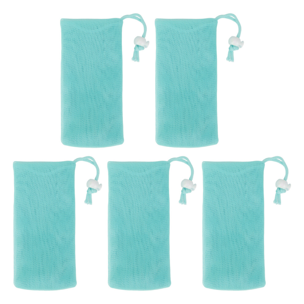Mesh Soap Pouch Exfoliating Soft Drawstring Design