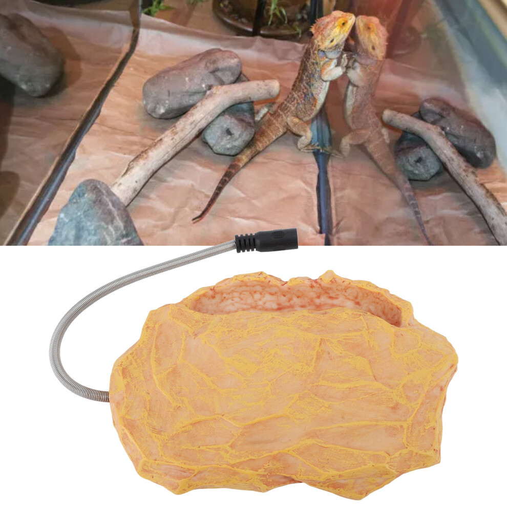 Reptile Heat Rock 5W Temperature Controlled Heating Rock 18X12cm Uk Plug 8421349719873