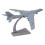 1:144 Fighter Model High Simulation Alloy Fighting 4